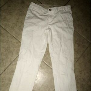 Banana Republic White Clam Diggers size 4